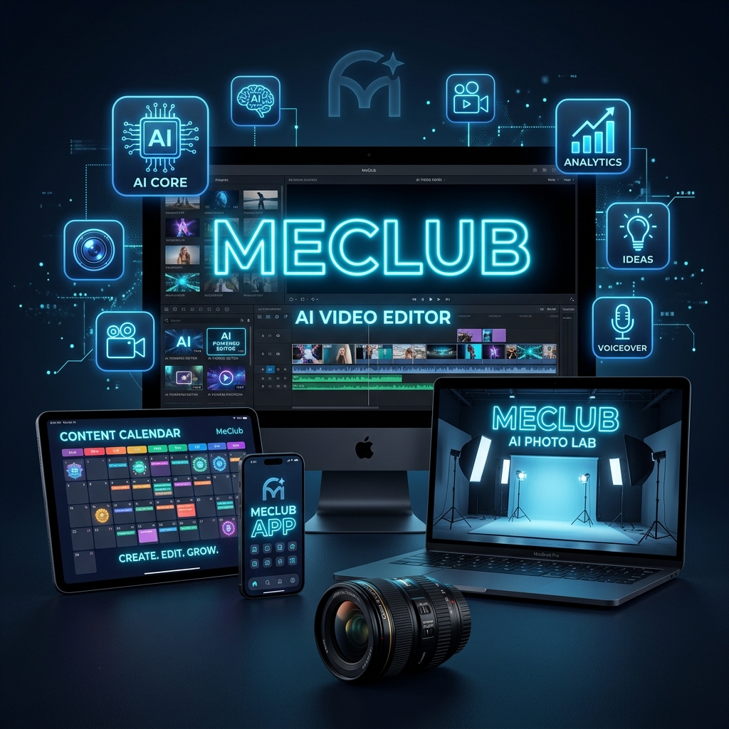 MeClub AI — plataforma para creadores de contenido en todos los dispositivos