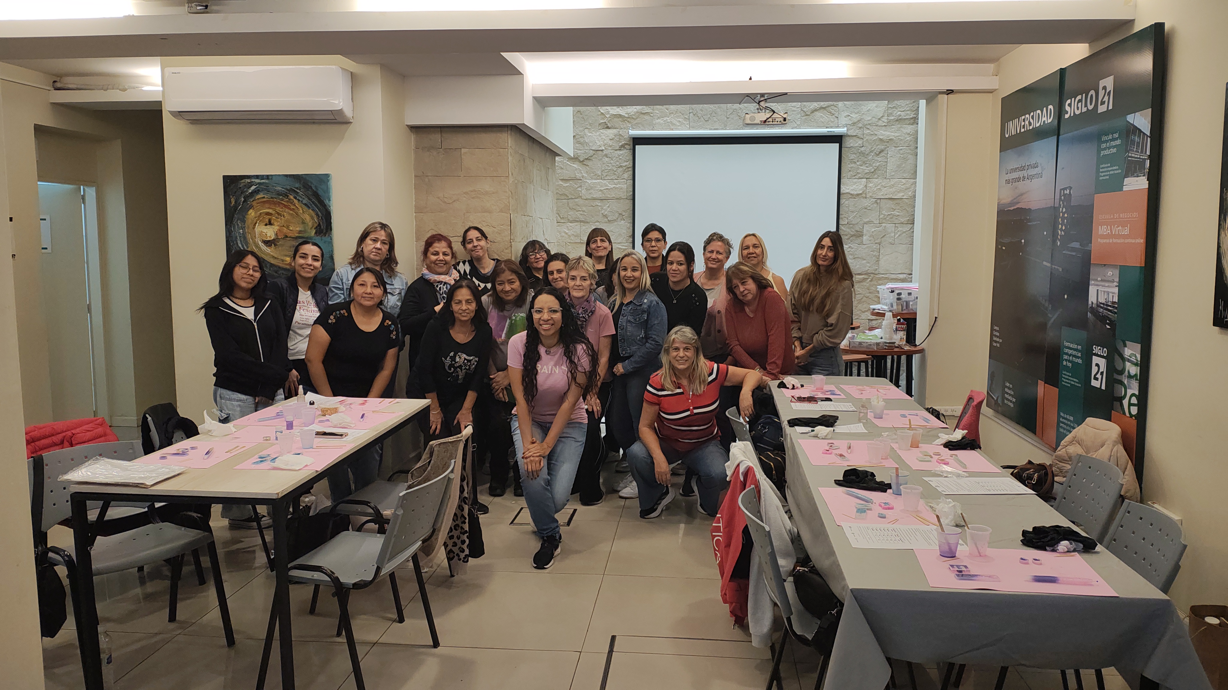 Foto grupal del taller