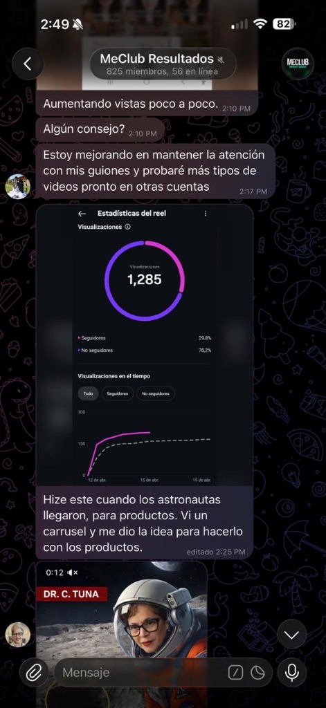Resultado real MeClub