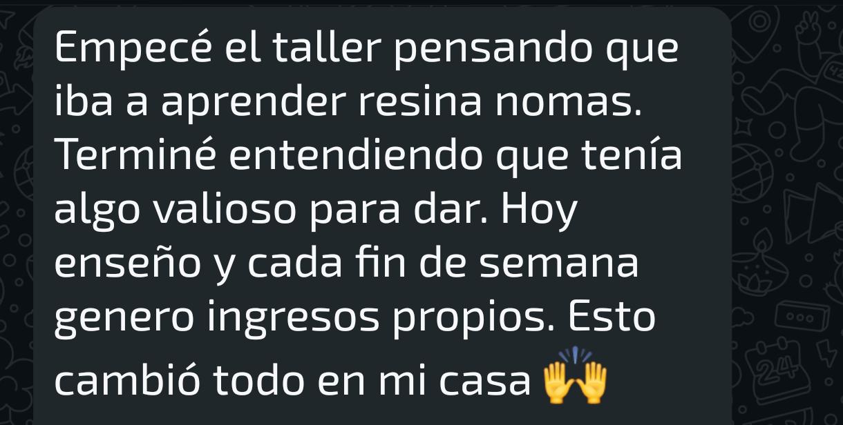 Captura WhatsApp testimonio 1