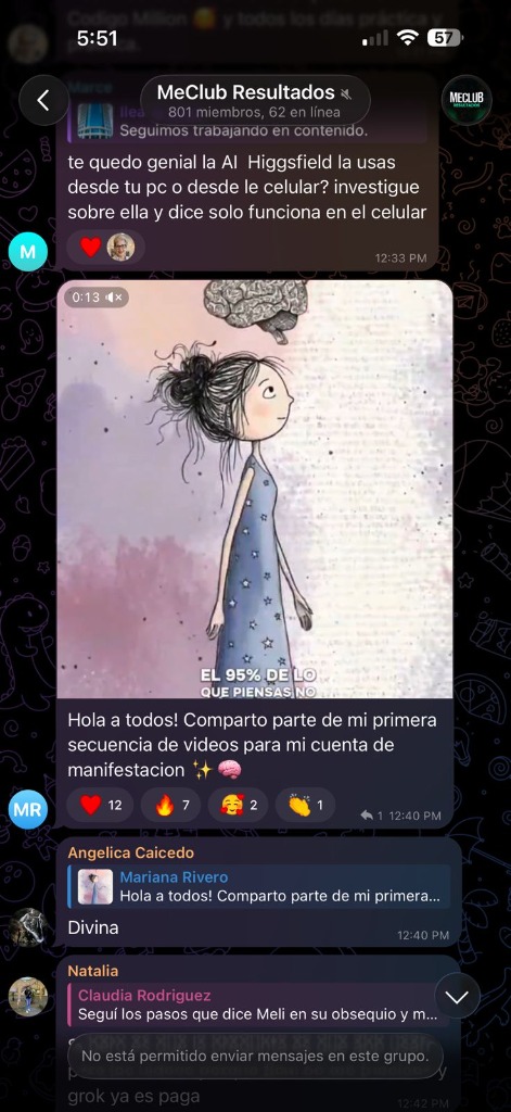 Resultado real MeClub